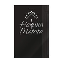 Obraz dekoracyjny szkło akrylowe - Hakuna Matata z kwiatem