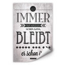Wallprint W - Wer immer tut was er schon kann