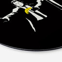 Tableau sur alu-Dibond rond Banksy - Pulp Fiction 