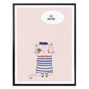 Plakat Kubistika - Le Meow