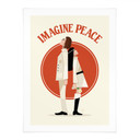 Plakat Imagine Peace - Dwa dla pokoju i nadziei - Retrodrome