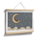 Poster Lièvre et Ours sur la Lune - Oliver Robins