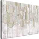 Canvasbillede, Scandi Boho Abstrakt i Beige