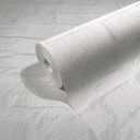 Non-woven tapet i 3D stenmønster hvidt stenmønster 