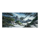 Panel ścienny do kuchni Las sosnowy w górach Huang Shan - NingYun Ye