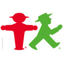 Muursticker Ampelmann Set