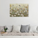 Canvasbillede, Boho sommerfugle på engen