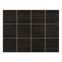 Autocollants pour carreaux bois marron foncé, ébène, aspect bois, film pour meubles, film pour salle de bain, crédence de cuisine