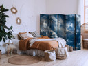 Paravent, Raumteiler freistehend, Trennwand - Astronomical Wonders: Clouds and Stars