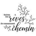 Sticker mural Suivez vos rêves ils connaissent le che