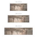 Keukenachterwand Bosmagie in de ochtendnevel Beige - Ms Tiff