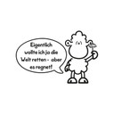 Wandtattoo sheepworld Worthelden Welt retten