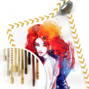 Poster - La femme aux cheveux roux