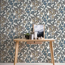 Architects Paper Floral Impression - Papier peint intissé fleuris, bleu