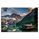 Canvasbillede, Hus bjerge Alperne