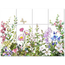 Naklejki na płytki Summer meadow - zestaw 12 sztuk