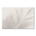 Billede af palmeblade i hørlook - Bloomery Decor – print på aluminium (Alu-Dibond)