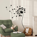 Wallsticker Mælkebøtte Hjerter