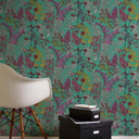 Architects Paper Floral Impression - Papier peint intissé fleuris, vert