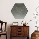 Wanddecoratie varen in nevelwoud in groen - Ms Tiff - Alu-Dibond