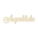 Holzbuchstaben Pappel Augenblicke
