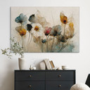 Wandbild Bouquet aus Trockenblumen - Treechild - Alu-Dibond