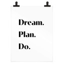 Plakat 1X Studio - Dream Plan Do