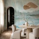 Fotomurale Velvet Horizon - Lago Astratto - Sir Edward x Grigory Gladarev