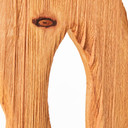 Tischleuchte Elea, braun, 50 x 22 cm, Holz Innenleuchte