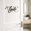 3D Türschild WC - Gäste