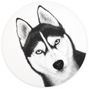 Fototapeta na ścianę Siberian husky - portret psa - Korenkova - okrągła - - tapeta flizelinowa/tapet