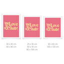Plakat Self Love Club Pink - Prints by Ayleen