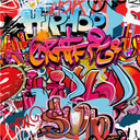 Fototapeta graffiti hip hop