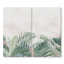 Låg til komfur jungleblade grøn akvarel - Bloomery Decor