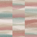 Non-woven tapet med grafisk motiv i beige, grøn grafik