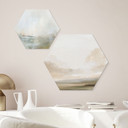 Hexagon Dibond Skyer på himlen - Hobday