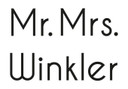 Wallsticker -  + Navn Mr. & Mrs. (2-farvet)