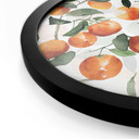 Plakat Fruity Mandarins - UN Designs - okrągły