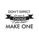 Wallsticker -  Don't expect...