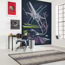 Vlies Fototapete - Star Wars Classic Concrete X-Wing - 200 x 280 cm
