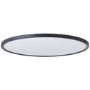 Aufbaupaneel Claire, schwarz, Ø 54,1 cm, Innenleuchte, Neutralweiß