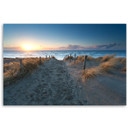 Canvasbillede, solnedgang over havet