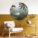 Tableau sur alu-Dibond rond Sir Edward - Réserve des singes