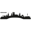 Sticker mural - Gratte-ciel de Munich 1