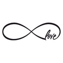 Endless love wallsticker