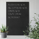 MDF - Holzdeko Verstehe ich, akzeptiere ich, find ich trotzdem scheiße