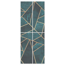 Separador de ambientes, biombo, pantalla de privacidad colgante piedra preciosa verde azul - Fredrik