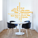 Sticker mural - À la vôtre Multilingue