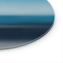 Glasschilderij Rotko Veil - Blauwe Horizon - Sir Edward x Grigory Gladarev - Rond