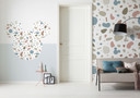 Selvklæbende non-woven tapet - Mickey Head Terrazzo Bambino - 125 x 125 cm